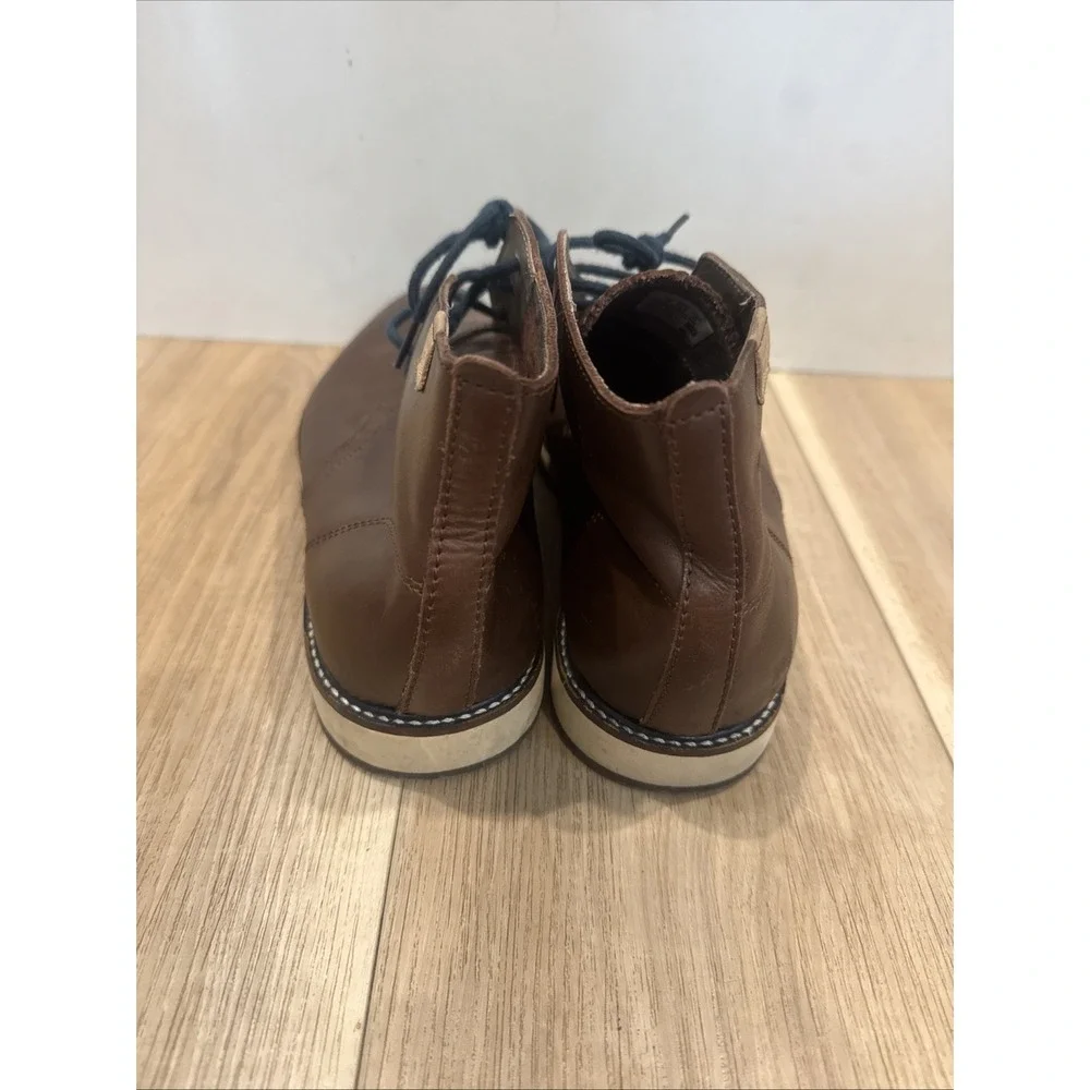 Men's Leather Lacoste Millard Chukka Boots Size 11‎ In Brown